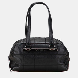 Chanel Black Choco Bar Caviar Shoulder Bag 1213512