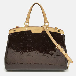 Louis Vuitton Amarante Monogram Vernis Brea MM Bag 1213411
