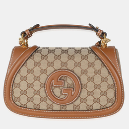Gucci Beige GG Canvas Medium Blondie Bag 1213244