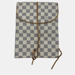 Louis Vuitton LV jewllery pouch white monogram canvas bag 1213058
