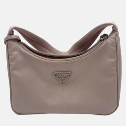 Prada Light Pink Nylon Re-Edition 2005 Shoulder Bag 1213042