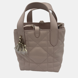 Christian Dior Small Toujours Vertical pink Leather Bag 1212983