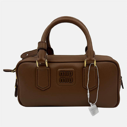 Miu Miu brown Leather Arcadie Satchel 1213038