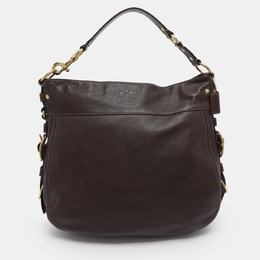 Coach Brown Leather Zoe Hobo 1211982