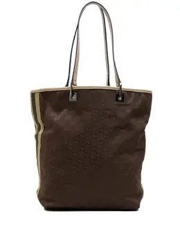 Gucci 2021-2025 GG Canvas Web tote bag 32123628