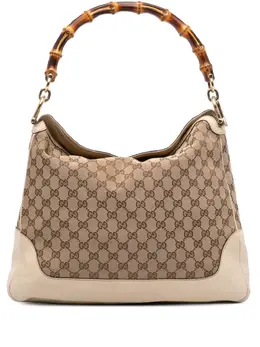 Gucci 2016-2025 GG Canvas Bamboo Diana satchel 32110290