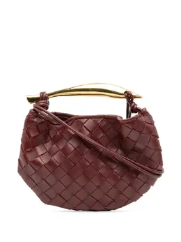 Bottega Veneta 2021-2025 Baby Lambskin Intrecciato Sardine satchel 32122372