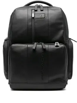 Piquadro panelled leather backpack 31875404