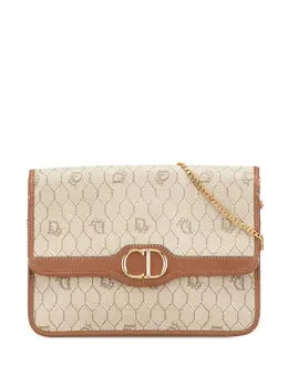Christian Dior 20th Century Honeycomb Coated Canvas Chain crossbody bag 32118153