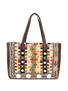 Valentino Garavani Nellcôte embroidered tote bag 31687912