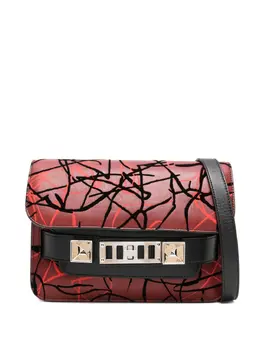Proenza Schouler scribble-print clasp shoulder bag 30542887