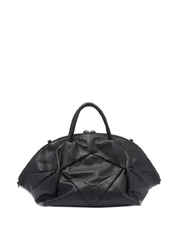 Vic Matie quilted-panel calfskin tote bag 29906566