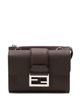 Fendi Double Baguette leather messenger bag 32060211