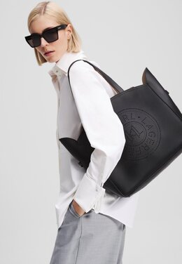 Сумка-тоут CIRCLE ZIP TOTE Karl Lagerfeld, черный k4851h1mz-q11 | black