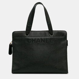 Chanel Black CC Caviar Leather Tote 1214328