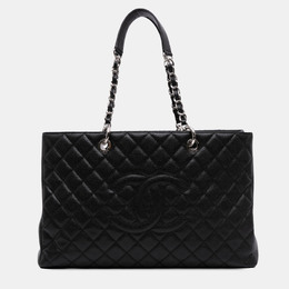 Chanel Black Caviar Grand Shopping Tote XL 1214306