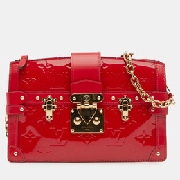 Louis Vuitton Red Monogram Vernis Trunk Clutch 1214221