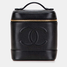 Chanel Black CC Caviar Vanity Bag 1214179