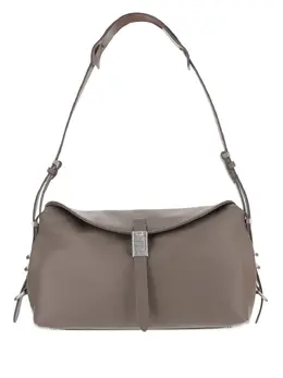 Pinko flap-closure leather shoulder bag 32085547