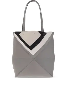 Loewe x Albers Puzzle Fold chevron panel tote bag 31941127