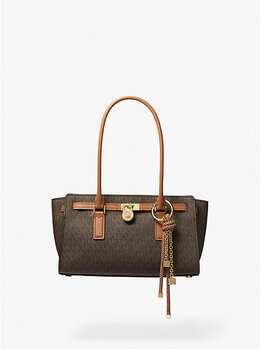 Небольшая сумка Hamilton Moderne с фирменным логотипом Michael Kors, Brn/Acorn 30f5gnxt0b | brn/acorn