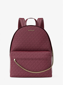 Большой рюкзак Slater с фирменным логотипом Michael Kors, красный 35f5g04b7b | cherry