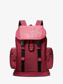 Рюкзак Cooper из нейлона с фирменным логотипом Michael Kors, красный 37f5lcob2u | cherry
