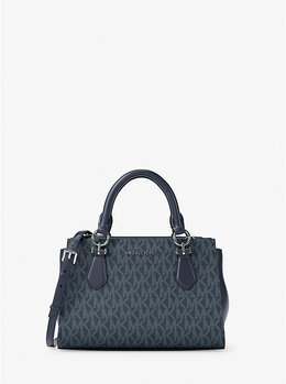 Маленькая сумка-мессенджер Marilyn с фирменным логотипом Michael Kors, синий 35f5s6am1b | admiral
