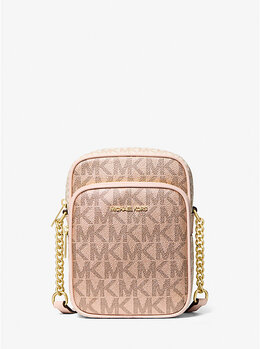 Средняя металлическая сумка через плечо Jet Set с фирменным логотипом Michael Kors, Rs Gld Multi 35f2gtvc2m | rs gld multi