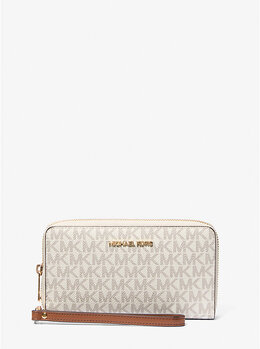 Клатч на запястье Jet Set с фирменным логотипом для смартфона Michael Kors, белый 35f8gtvw9b | vanilla