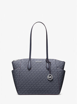 Средняя сумка-шоппер Marilyn с фирменным логотипом Michael Kors, синий 35f5s6at2b | admiral