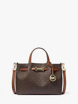 Маленькая сумка Carson с фирменным логотипом Michael Kors, коричневый 35s5g2zs5b | brown