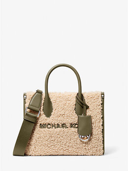 Маленькая сумка через плечо Mirella из искусственной овчины Michael Kors, зеленый 35f5s7zc5u | olive