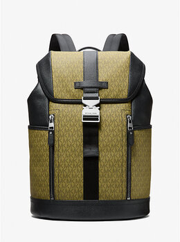 Рюкзак Hudson Aviator с фирменным логотипом Michael Kors, зеленый 33f5lhdb8b | pistachio