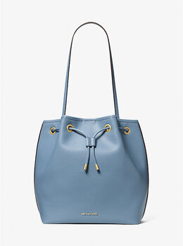 Средняя сумка-мессенджер Avery в форме мешка Michael Kors, синий 30f5gq7t2u | french blue
