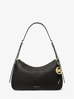 Средняя сумка Nolita из зернистой кожи Michael Kors, черный 30f5gy5m6l | black