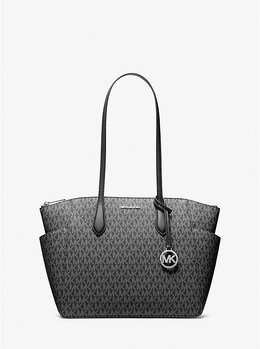 Средняя сумка-шоппер Marilyn с фирменным логотипом Michael Kors, черный 35f5s6at2b | black
