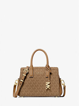Мини-сумка Laila через плечо с фирменным логотипом Michael Kors, бежевый 32f5g9ic0v | husk
