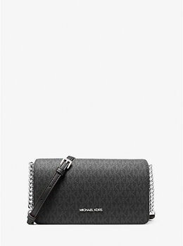 Средняя сумка Jet Set через плечо с фирменным логотипом Michael Kors, черный 35f5stvc8b | black