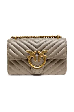 Pinko Grey Mini Love Bag One Chevron pltt 100074 a0gk i68q