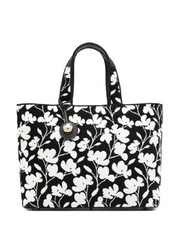 Сумка-тоут с цветочным узором Furla, черный wb01407bx33431007 | черный