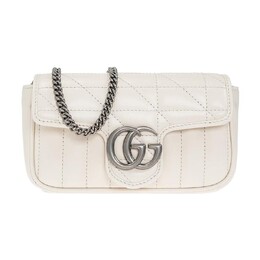 Женская сумка через плечо Gucci Marmont стеганая, белый 476433-dtd5n-9022