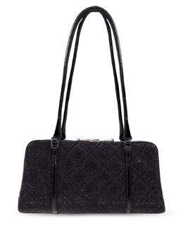 Маленькая сумка через плечо с монограммой T Tory Burch, черный 163621 | черный