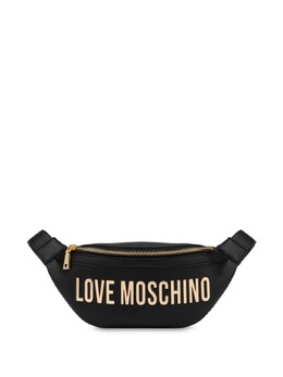 Поясная сумка с логотипом Love Moschino, черный jc4195pp1mkd0 | черный