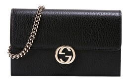 Женская сумка через плечо Gucci с узором, черный 510314-cao0g-1000