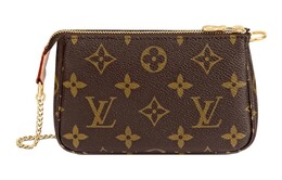Сумка Louis Vuitton Pochette Accessoires Monogram Mini, коричневый m58009