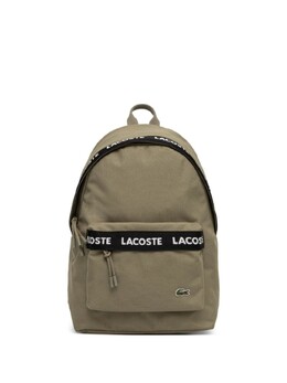 Рюкзак с логотипом-жаккардом Lacoste, зеленый nu4685nz | зеленый
