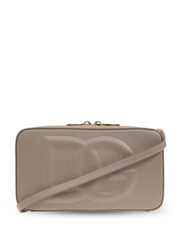Сумка через плечо с тисненым логотипом Dolce & Gabbana, серый bb7289aw576 | серый