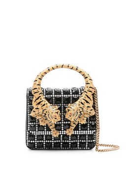Мини-сумка с тигровой ручкой Roberto Cavalli, черный uka004pc001 | черный