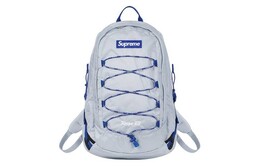 Рюкзак Supreme на молнии, серый / синий sup-ss22-056 | gray
